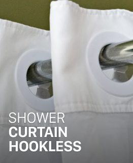 Hookless Shower Curtains