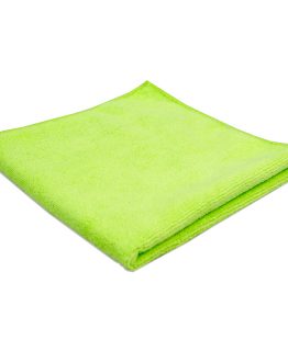 16"x16" Green Color Microfiber Towels - AGH Supply
