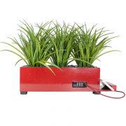 4-Port USB Charging Station Power Plant Grass Red