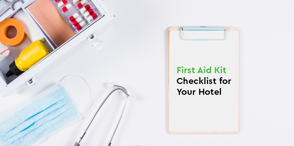 First Aid Kit Checklist for Hotel By AGH Supply