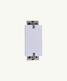 Double Outlet Acrylic Wall Scone