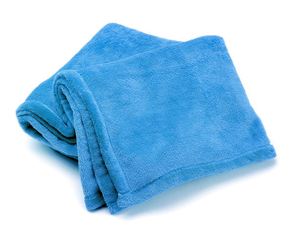 108" x 90" King Micro Fleece Blanket, Light Blue - 10 pcs/case