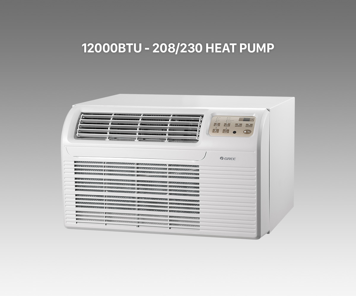 26" Air Conditioner 12000BTU, Heat Pump, T2600 Through-The-Wall Air Conditioner Unit, 208/230V, 60Hz