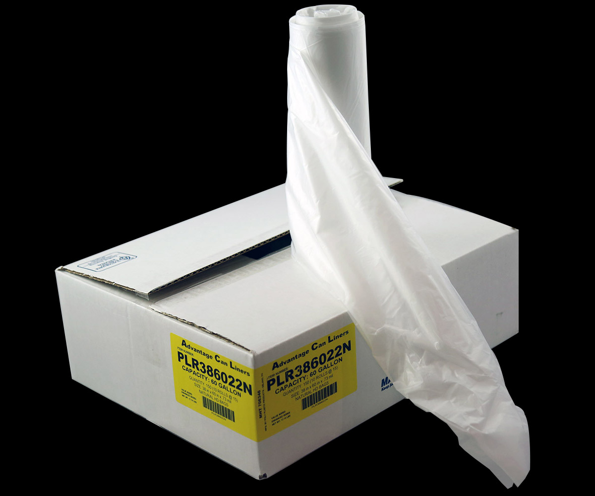 Trash Can Liners, 33x40, Bulk, 500 liners per case - Tautala's