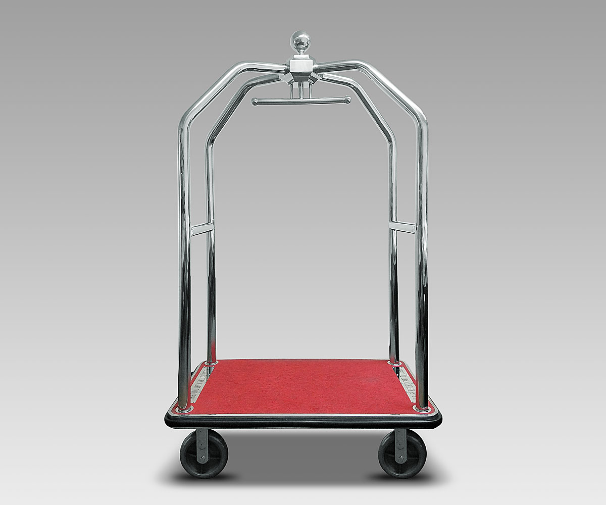 Bellman's Cart, Heavy Duty, Silver Finish