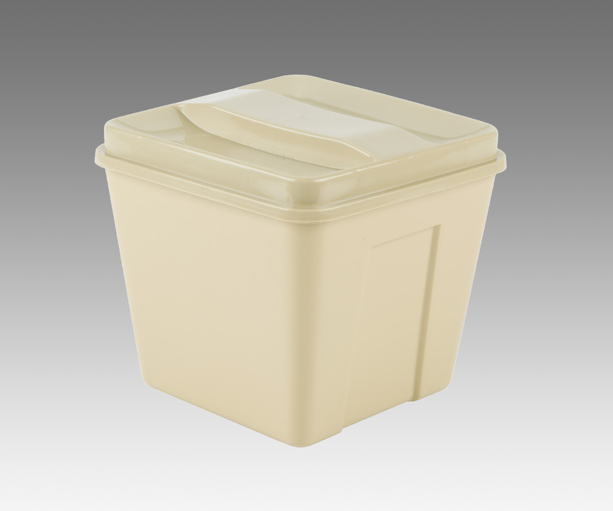 Ice Bucket, 3qt, "BEIGE" Square -6dz per case