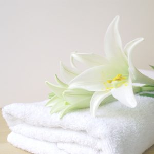 24" x 48" -8.0lbs, Cam Border Bath Towel, 86% Cotton-14% Polyester, 5dz per case