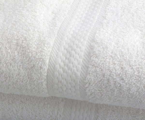 24 x 50 105lbs Premium Quality Bath Towel Dobby Border 86 Cotton 14 Polyester 5dz per case