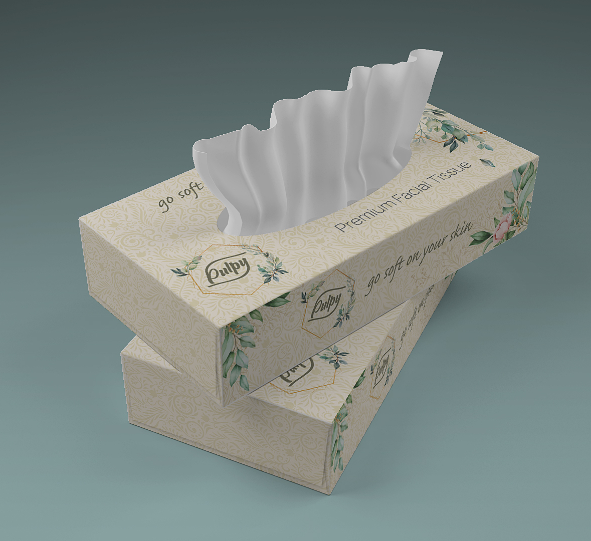 Facial Tissue 2ply-100, 30/cs -White Swan