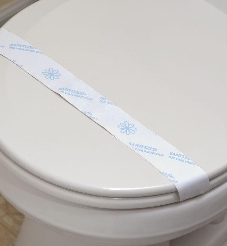 Toilet Seat Band, Printed 1.25"-6000/cs