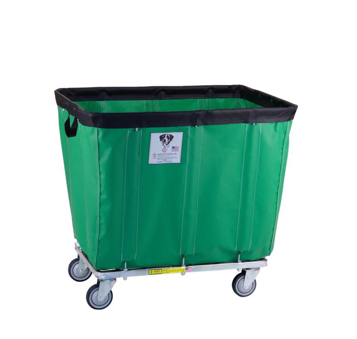 UPS/FEDEX-ABLE Basket Truck - 10 Bushel - Frost Green -Clean Wheel* (Optional)