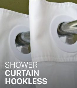 Hookless Shower Curtains