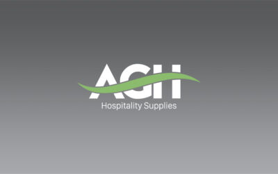 AGH Supply logo with grey background banner